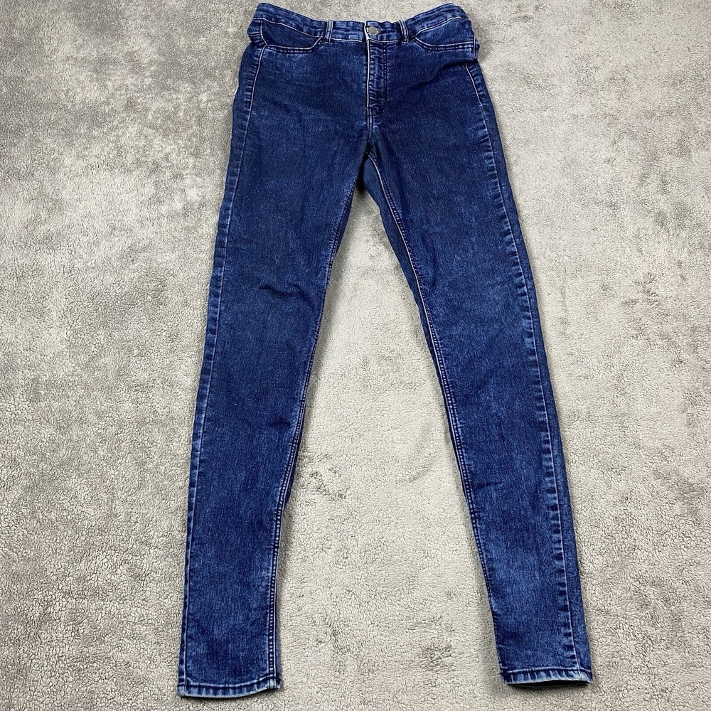 Divided by H&M Jeans Womens Size 8 Blue Solid Skinny